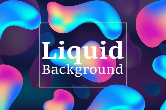 05 Abstract Liquid Color Background Set