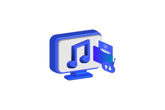 3D Computer with Backup Music Storage: A Versatile Design for Print, Decoration, and Creative Use