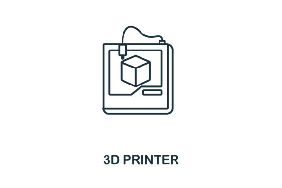 3D Printer Icon: A Practical Design Element for Modern Infographics and Branding