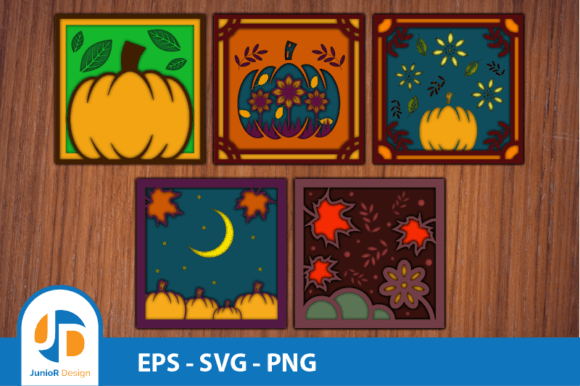 3D Shadow Box Autumn SVG: A Versatile Craft Design for Seasonal and Year-Round Decor