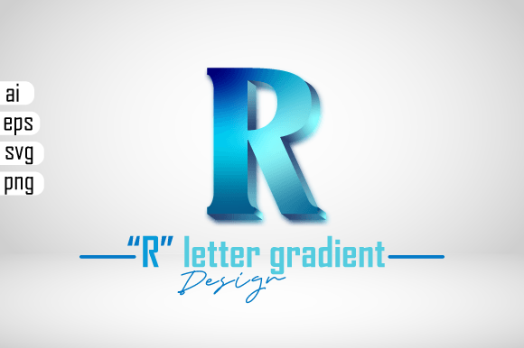 How to Use the Colorful 3D Gradient Effect Letter “R” in Your Design Projects
