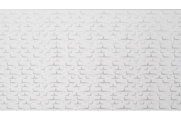 Modern White Brick Wall Building Element