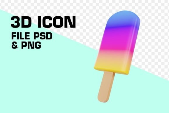 Rainbow Ice Cream: A Splash of Color for Your Digital Projects