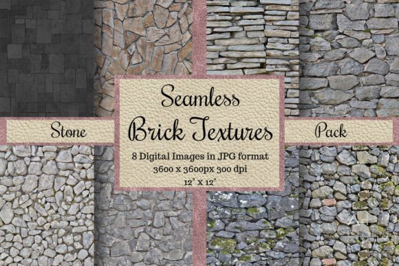 Seamless Brick Textures - Stone Back