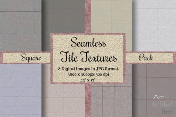 Seamless Tile Textures - Square Pack: A Versatile Resource for Modern Designers